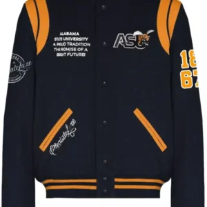 Alabama St. Black Varsity Bomber Jacket