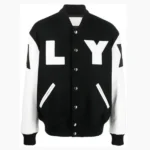Alyx Black And White Varsity Jacket Alyx Black And White Varsity Jacket
