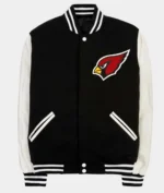 Arizona Cardinals Black And White Varsity Jacket