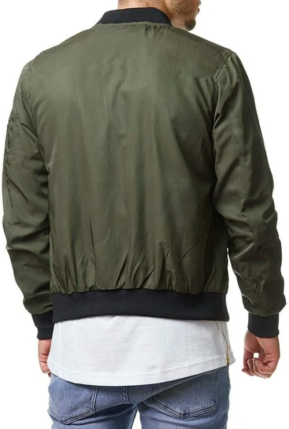 Army Green Varsity Jacket