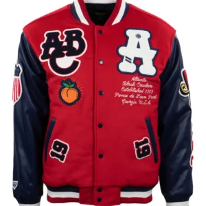 Atlanta Black Crackers Vintage Red ND Navy Varsity Jacket