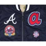 Atlanta Braves Alpha Industries New Era MA-1 Jacket