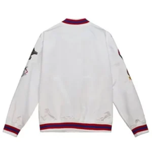 Atlanta Braves City Collection White Varsity Satin Jacket