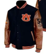 Auburn 58 Brown And Black Letterman And Varsity Jacket