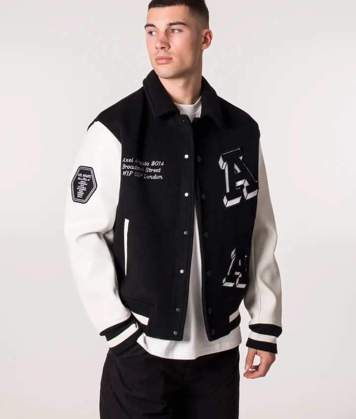 Axel-Arigato-Black-And-White-Letterman-Jacket-1.webp Axel Arigato Black And White Letterman Jacket