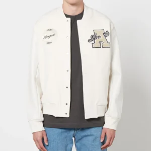 Axel Arigato Hudson Varsity Logo-appliqué Wool Jacket