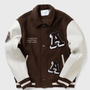 Axel Arigato Illusion Varsity Jacket — Brown