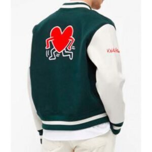 Axel Arigato Illusion Varsity Jacket (Dark Green)