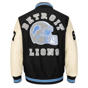 Axel Foley Detroit Lions Letterman Varsity Jacket