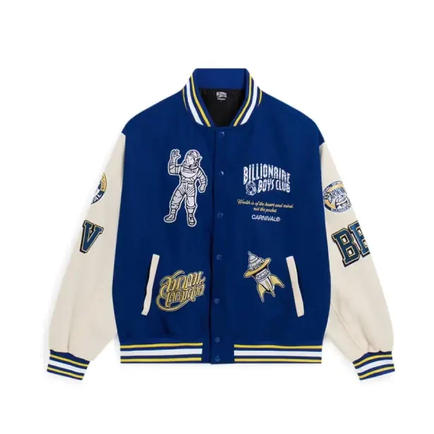 B17729 美品 BBC×BiSH BOA VARISITY JACKET L BBC-CARNIVAL-Varsity-Jacket-