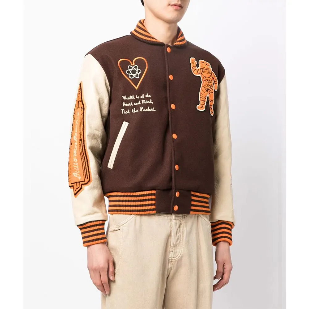 BBC Embroidery Varsity Bomber Jacket BBC Embroidery Varsity Bomber Jacket