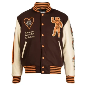 BBC Embroidery Varsity Bomber Jacket