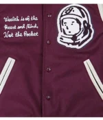 BBC Maroon and White Letterman Jacket BBC Maroon and White Letterman Jacket