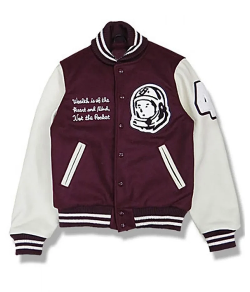 BBC Maroon and White Letterman Jacket BBC Maroon and White Letterman Jacket