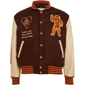 Billionaire Boys Club Brown Letterman Jacket