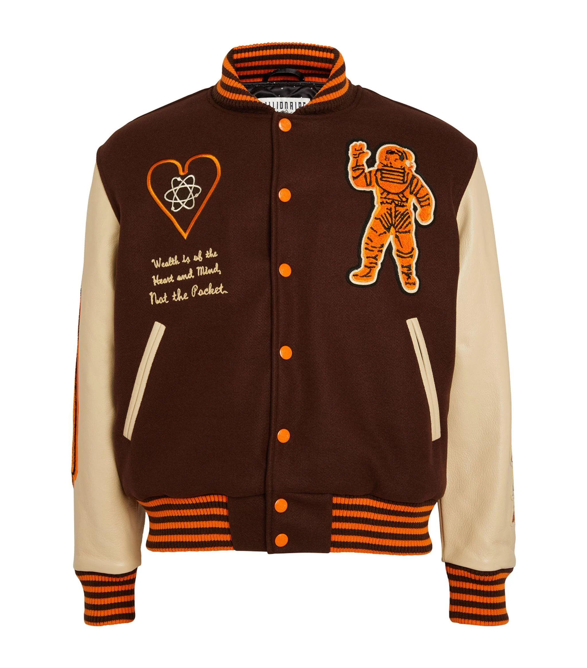 Billionaire Boys Club Brown Letterman Jacket