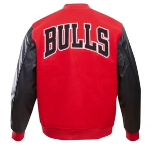 Chicago Bulls Classic Red Wool Varsity Jacket