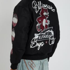 BILLIONAIRE BOYS CLUB Alumni wool blend varsity jacket