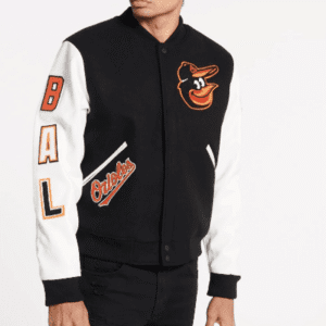 Baltimore Orioles Logo Varsity Bomber Jacket