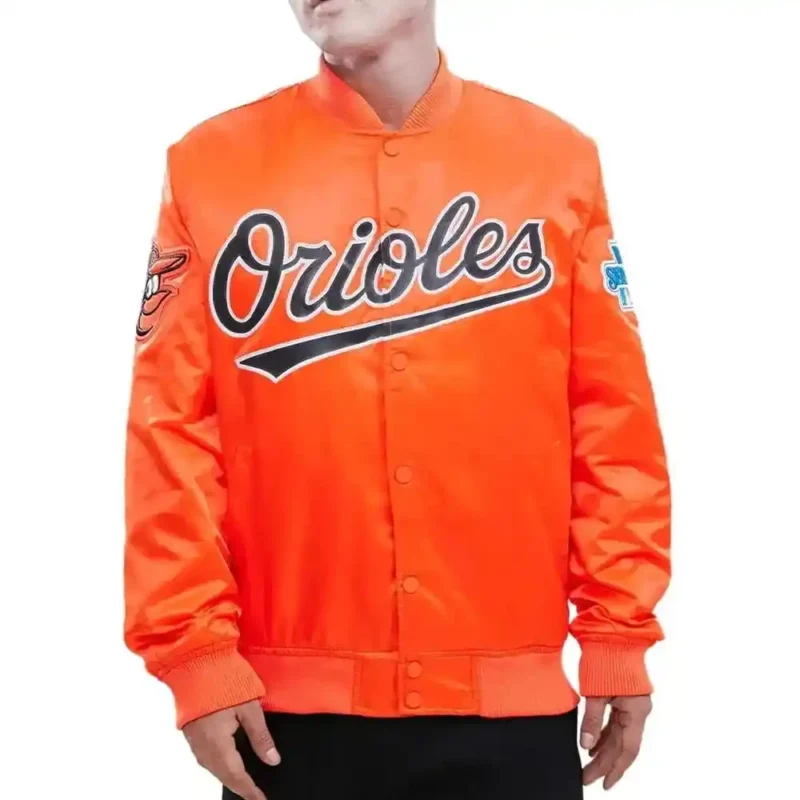 Baltimore Orioles Orange Bomber Jacket