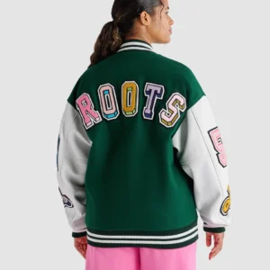 Barbie X Roots Varsity Jacket