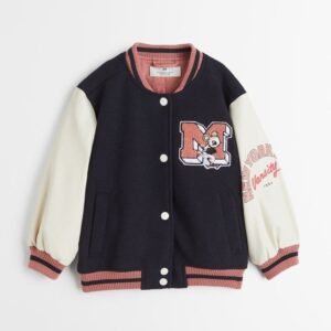 Baseball New York City Black Wool And Leather Letterman Jacket
