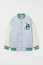 Bears Blue And White Varsity And Letterman Jacket