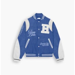 Berlin Blue Varsity And Letterman Jacket