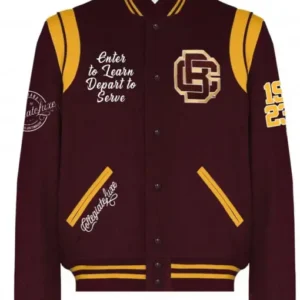 Bethune Cookman Brown Varsity Jacket