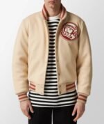 Billionaire Boys Club Astro Beige Varsity Jacket