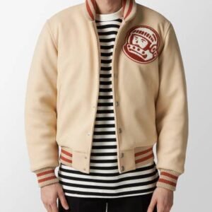 Billionaire Boys Club Astro Beige Varsity Jacket