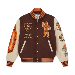 Billionaire Boys Club Galaxy Brown Varsity Jacket