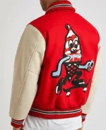 Billionaire Boys Club ICECREAM RED EU SKATE CONE VARSITY JACKET Billionaire Boys Club ICECREAM RED EU SKATE CONE VARSITY JACKET