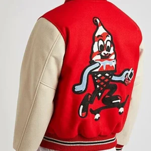 Billionaire Boys Club ICECREAM RED EU SKATE CONE VARSITY JACKET