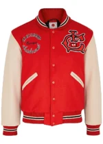 Billionaire Boys Club ICECREAM RED EU SKATE CONE VARSITY JACKET Billionaire Boys Club ICECREAM RED EU SKATE CONE VARSITY JACKET