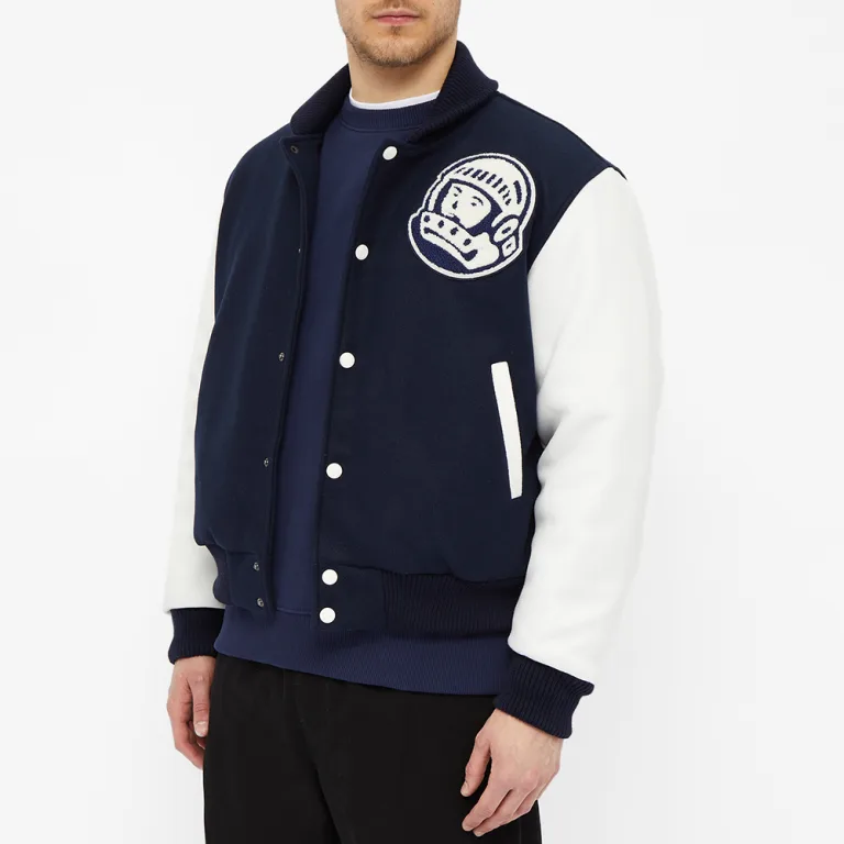 Billionaire Boys Club Navy Blue Astro Varsity Jacket Billionaire Boys Club Navy Blue Astro Varsity Jacket