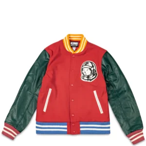 Billionaire Boys Club Red And Green Letterman Jacket