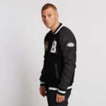 Billionaire boys Club Varsity Real Leather sleeves Jacket