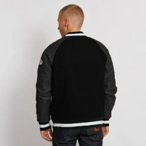 Billionaire boys Club Varsity Real Leather sleeves Jacket
