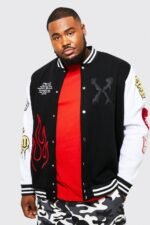 Black And White X Letterman And Varsity Jacket