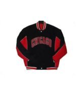 Black-Chicago-Bulls-Polyester-Jeff-Hamilton-Jacket.jpg Black Chicago Bulls Polyester Jeff Hamilton Jacket