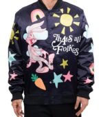 Black That’s All Folks Satin Jacket Black That’s All Folks Satin Jacket