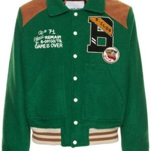 Blast-off Wool Blend Varsity Jacket
