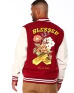 Blessed Flower Varsity Jacket