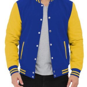 Blue And Yellow Varsity Jacket