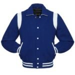 Blue Wool Varsity Jacket