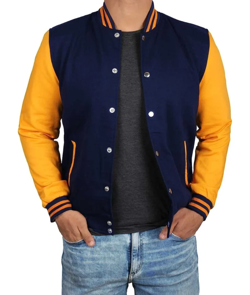 Blue-and-yellow-letterman-jacket-for-men.webp Yellow Jacket Varsity Jacket