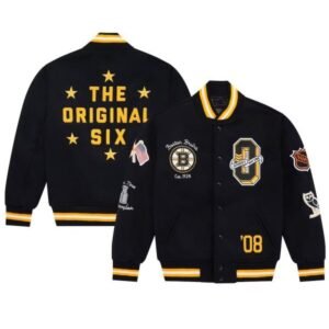 Boston Bruins OVO Varsity Jacket