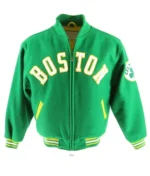 Boston Celtics 90s Green Varsity Jacket
