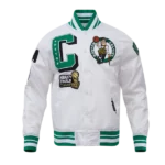 Boston Celtics Mash Up Satin Jacket